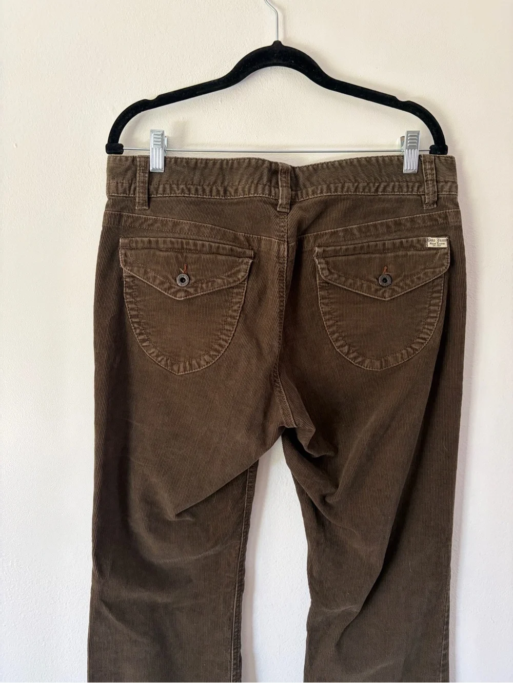 Ralph Lauren Polo Jeans Company Wendy Jean Brown Corduroy Bootcut‎ Pants Size 12